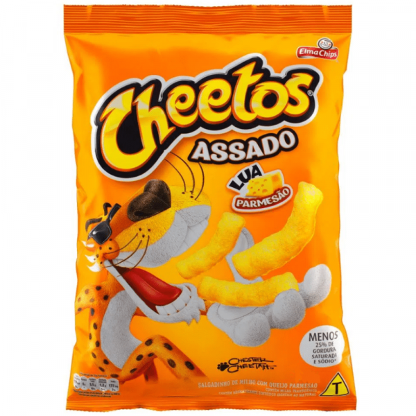 Salgadinho De Milho Cheetos Lua Queijo Parmesão - Pacote 110g